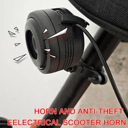 For All Electric Scooter/BMX/Mountain Bikes/Bikes New Universal 125db Waterproof USB Charging Loud Sound Electric Scooter Horn