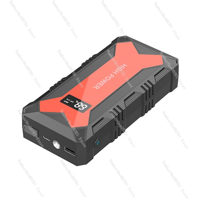 Car emergency start power supply, large capacity 12V mobile power bank, power ignition car play