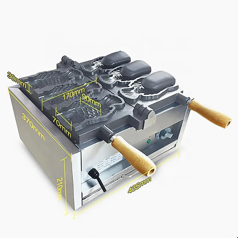 

Taiyaki Maker Electric 2-in -1 Fish Shape Pancake&Waffle Iron,Non-stick Plates