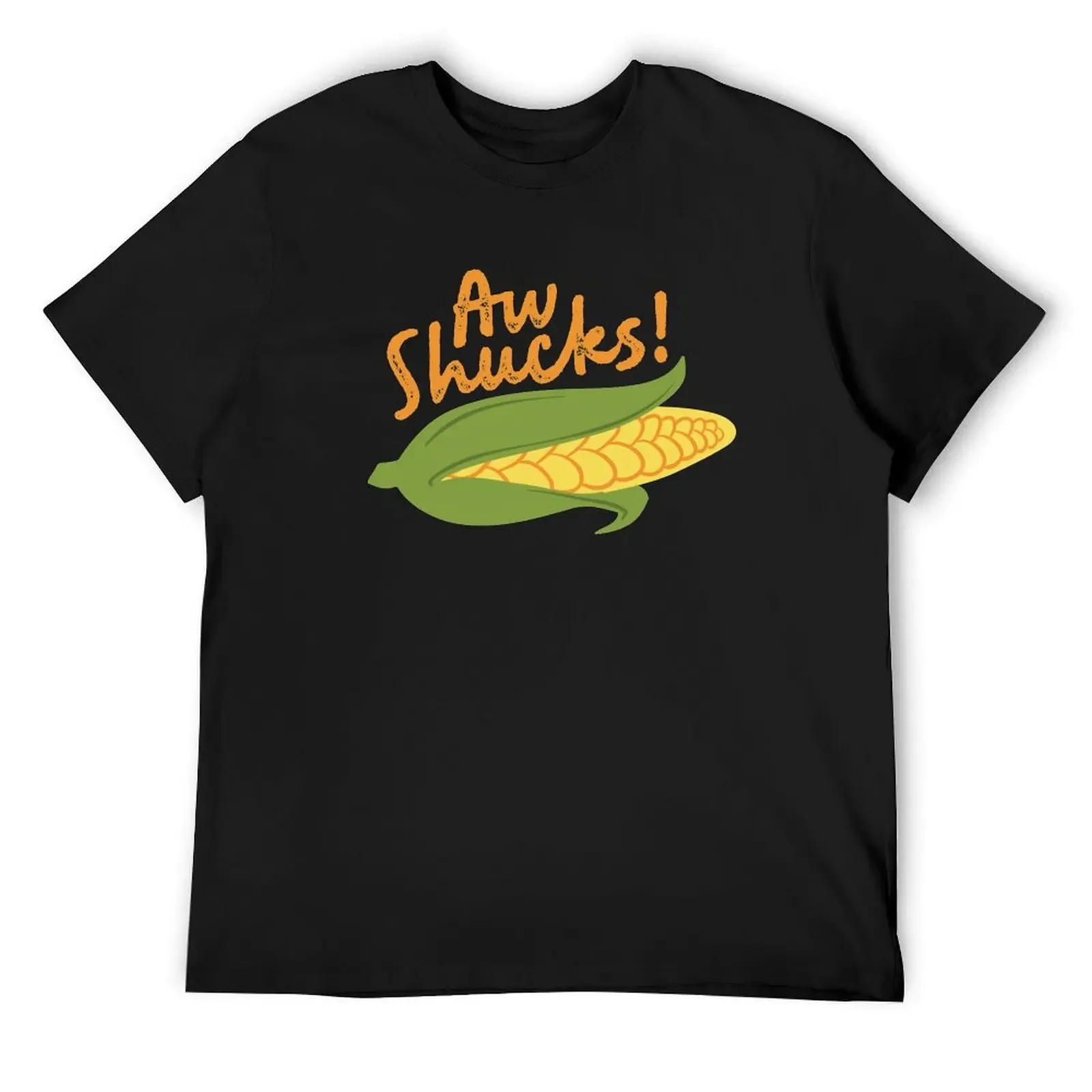 Aw Shucks Cute Corn Design T-Shirt graphics oversizeds funny t shirts for men