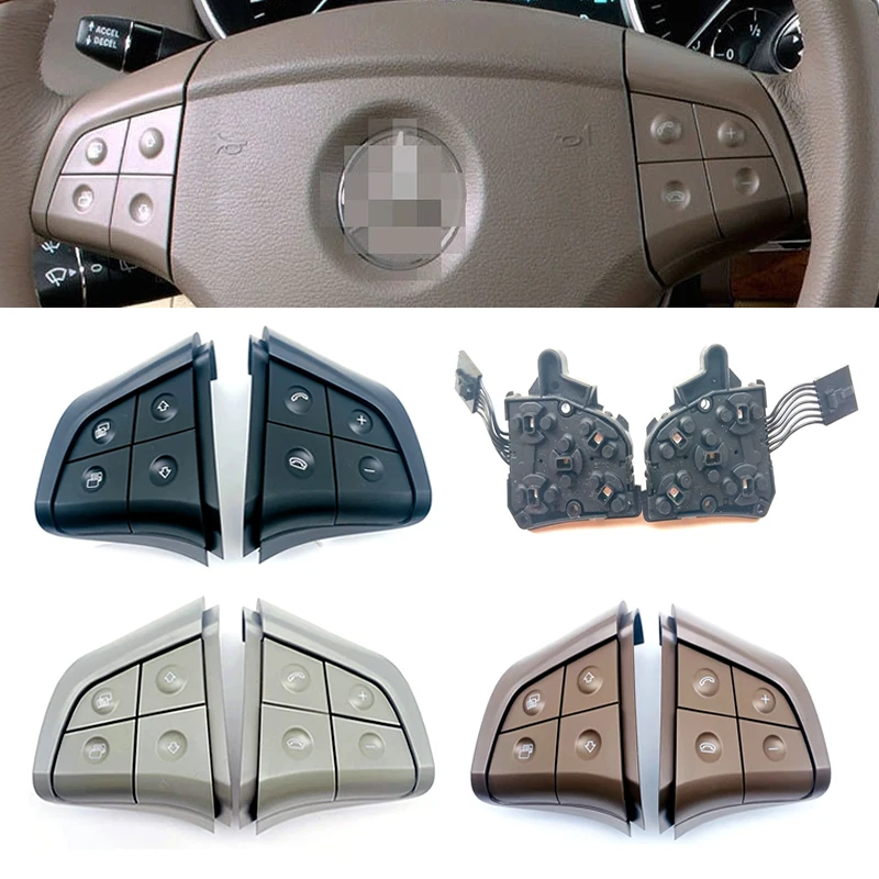 For Mercedes-Benz W164 W245 W251 GL350 ML350 R280 B180 B200 B300 Steering Wheel Switch Control Buttons