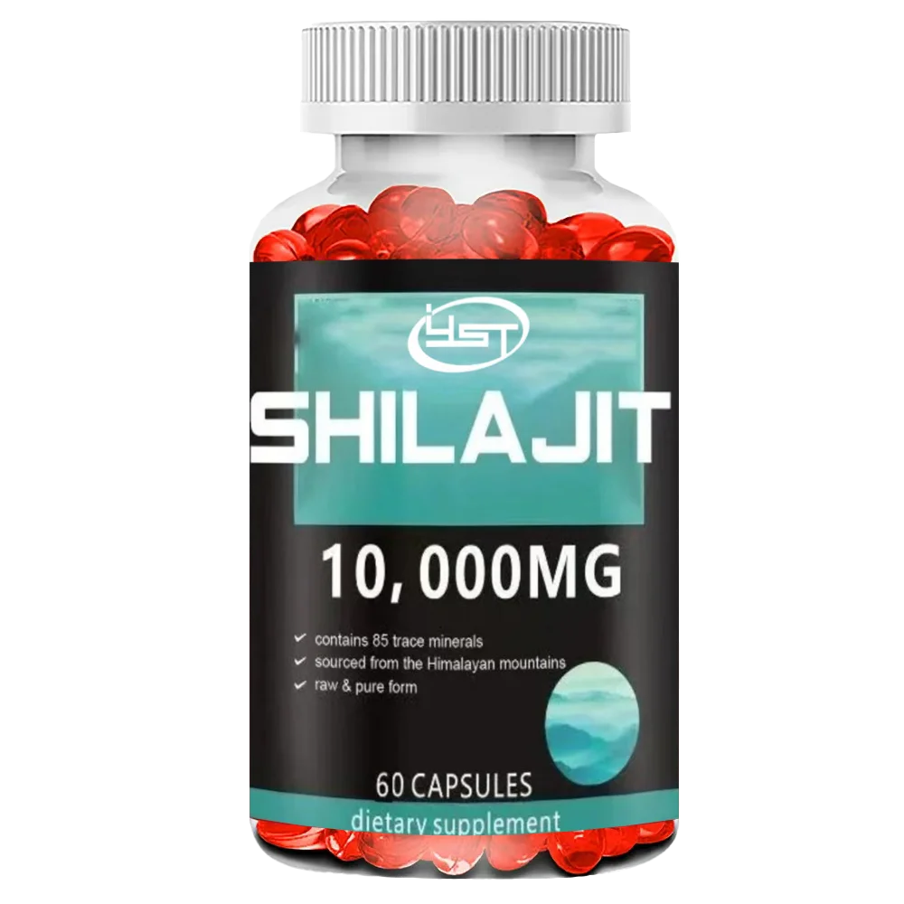 

Pure Himalayan Shilajit Contains Over 85 Trace Minerals Such As Fulvic Acid, Providing Immune Support in 60 Capsules