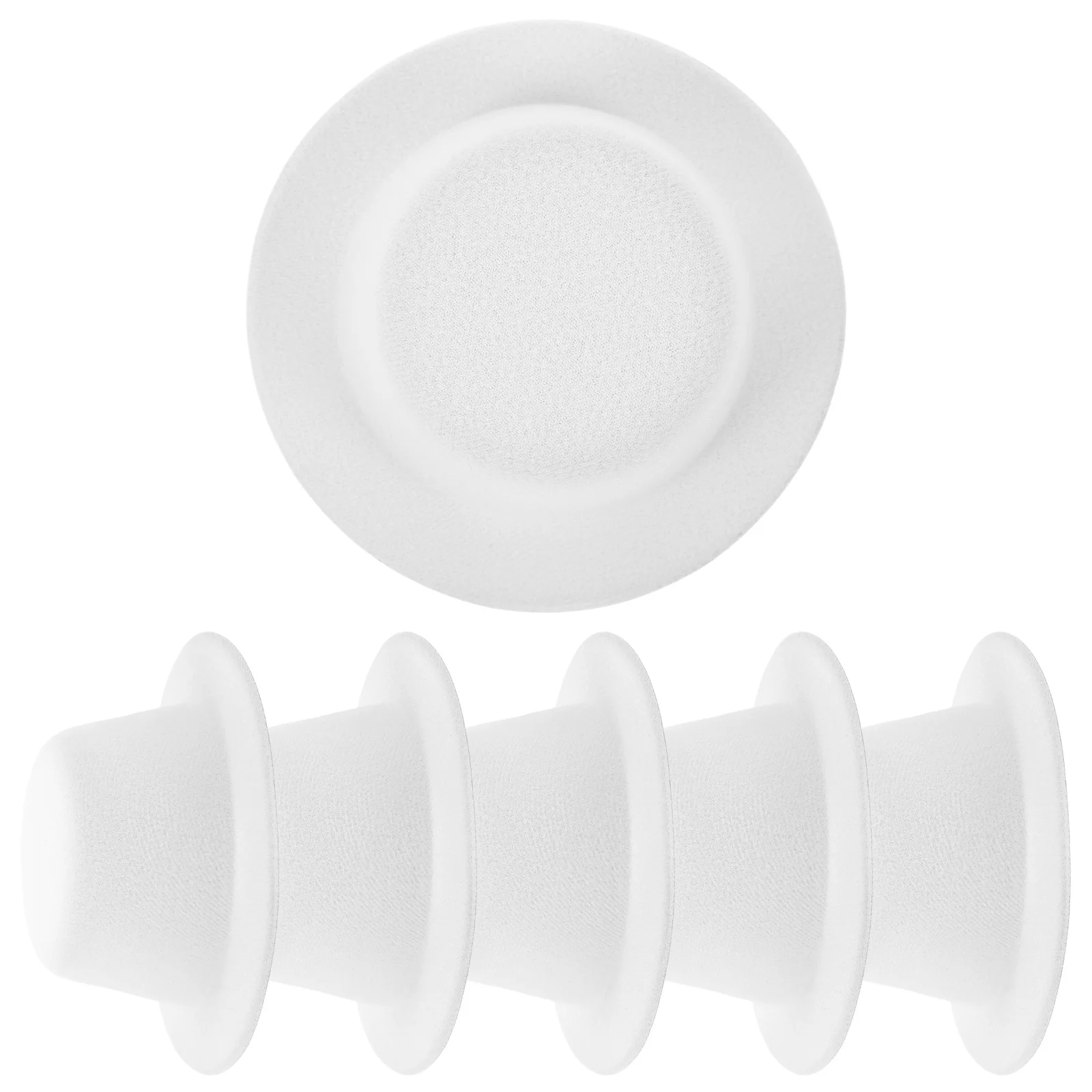 

6pcs Handmade Hat Blanks Mini Felt Hats For Diy Crafts Christmas Party Decor Adorable Tiny Top Hats Accessories