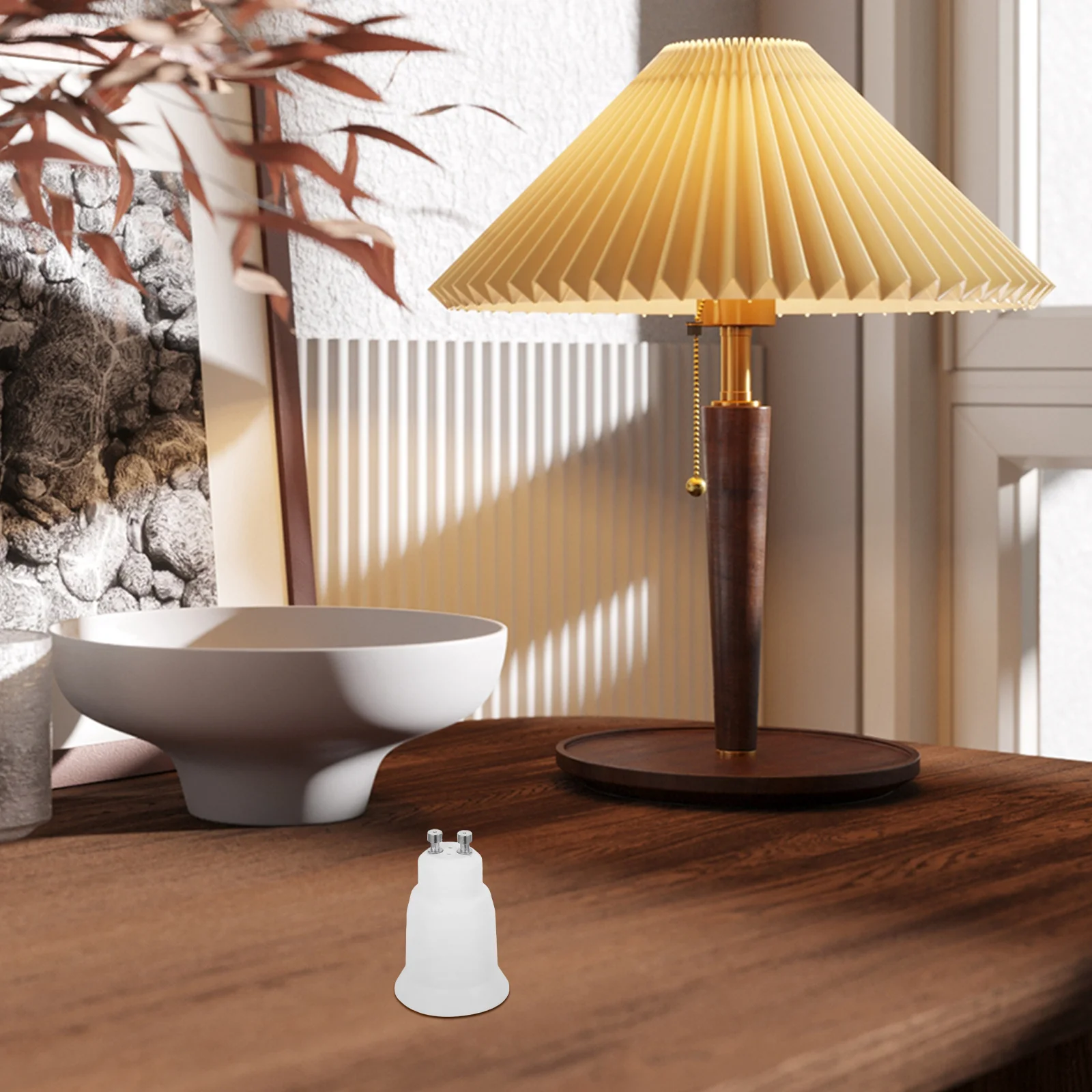 2Pcs Light Socket Converter G9 to E27 Lamp Bulb Adapter Holder High Temperature Resistant Conversion Adapter for LED Light