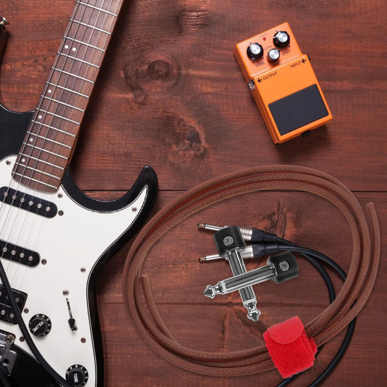 

Комплект металлических соединительных кабелей для гитарных эффектов, для фолк-гитар и бас-гитар, с шумоподавлением, профессиональный патч-кабель для педалборда