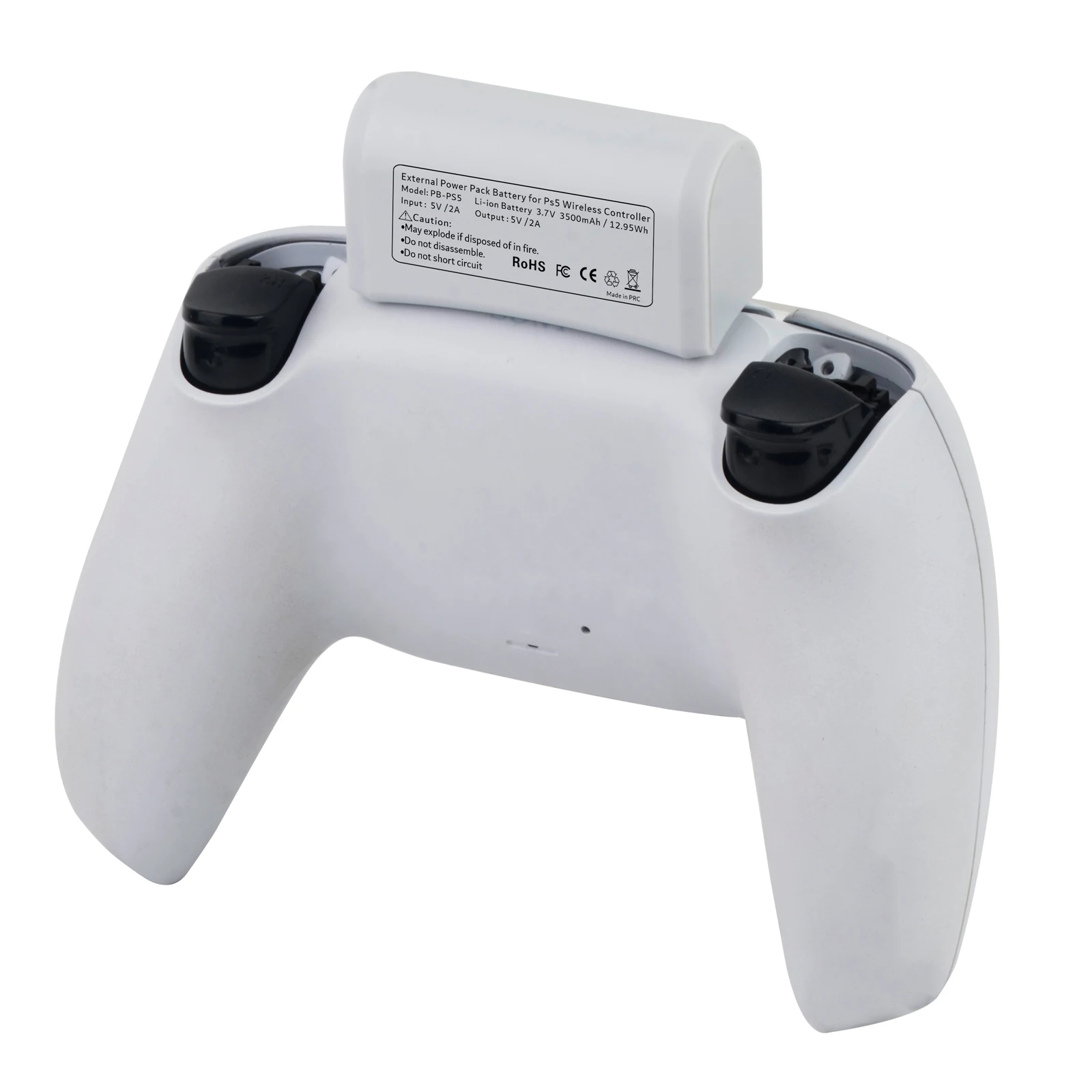 Bateria do kontrolera JINVAL PS5 3500mAh, baterie do kontrolera bezprzewodowego PS5 PS 5, zewnętrzny powerbank LED, akcesoria do gier — zdjęcie produktu 4