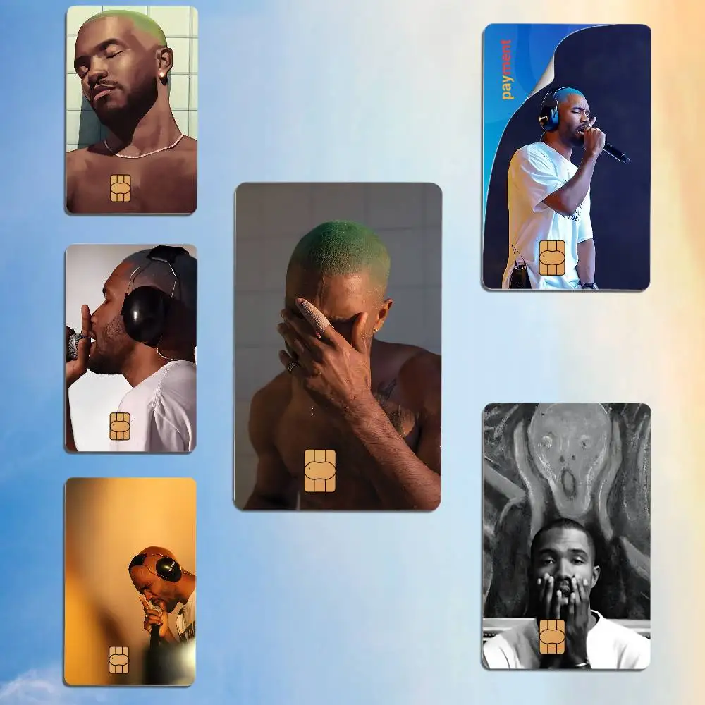 

S-Singer F-Frank Ocean cool Credit Debit Card Stickers Anime Diy Waterproof Sticker Film Tape Skin for Small Chip