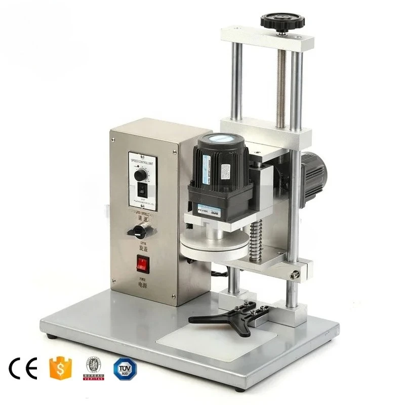 53mm Metal Lug Caps Glass Jar Bottle Capping Machine Plastic Semi Automatic