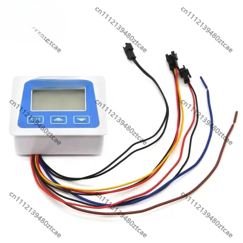 Digital Display Flow Controller, High Sensitivity Electronic Flow Switch with Flow & Temperature Signal Output