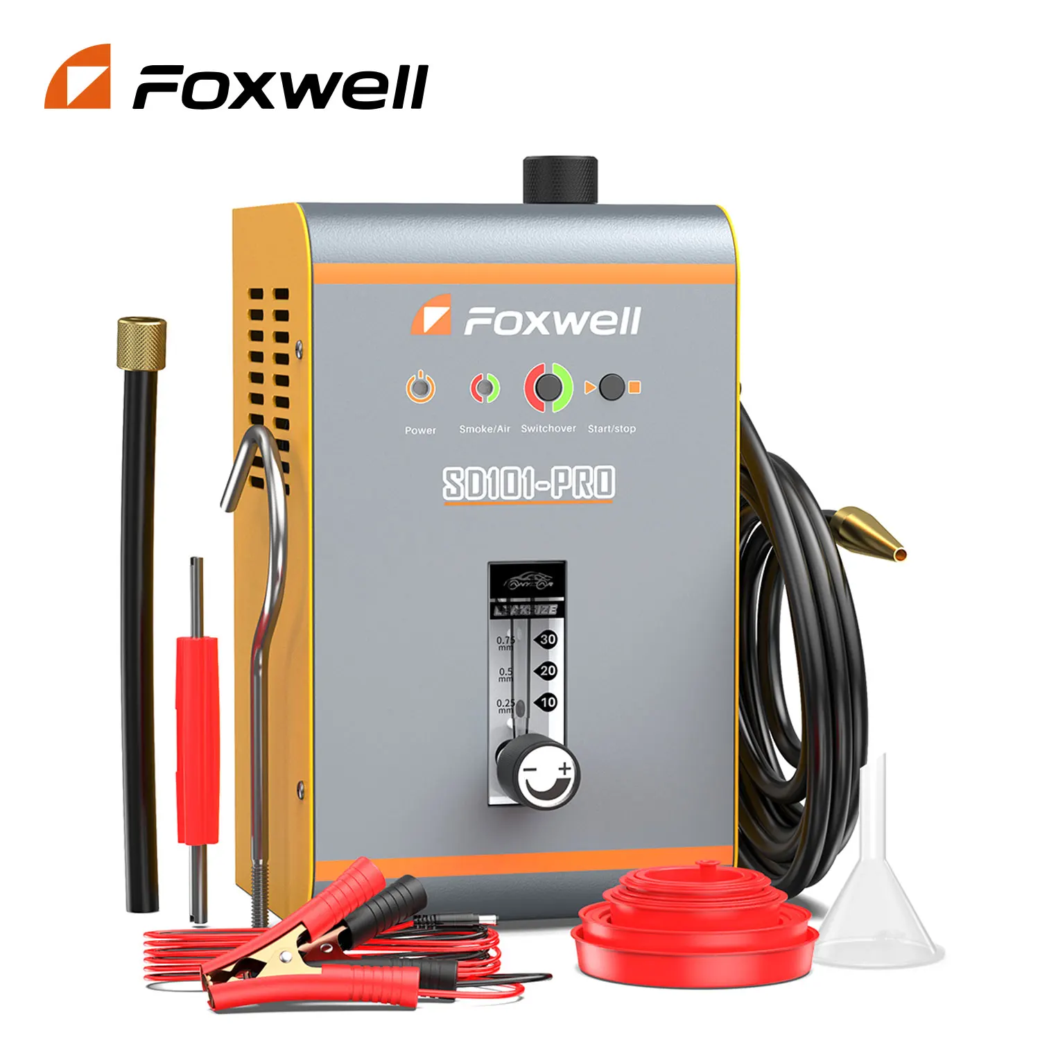 

FOXWELL SD101 PRO EVAP Smoke Leak Detector Built-in Air Pump Car Smoke Generator Leakage Locator Automotive Mechanical Tools