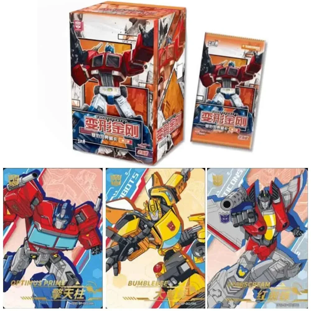 New KAYOU Transformers Card Cybertron Leader Edition Optimus Prime Bumblebee Megatron Rare BP Card Collection Card Toy Gift