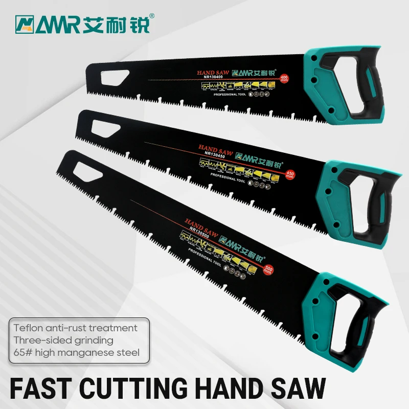 

18 Inch 20 Inch Pro Hand Saw 11 TPI Fine-Cut Soft-Grip Hardpoint Handsaw for Sawing Trimming Gardening Cutting Wood Drywall Pipe