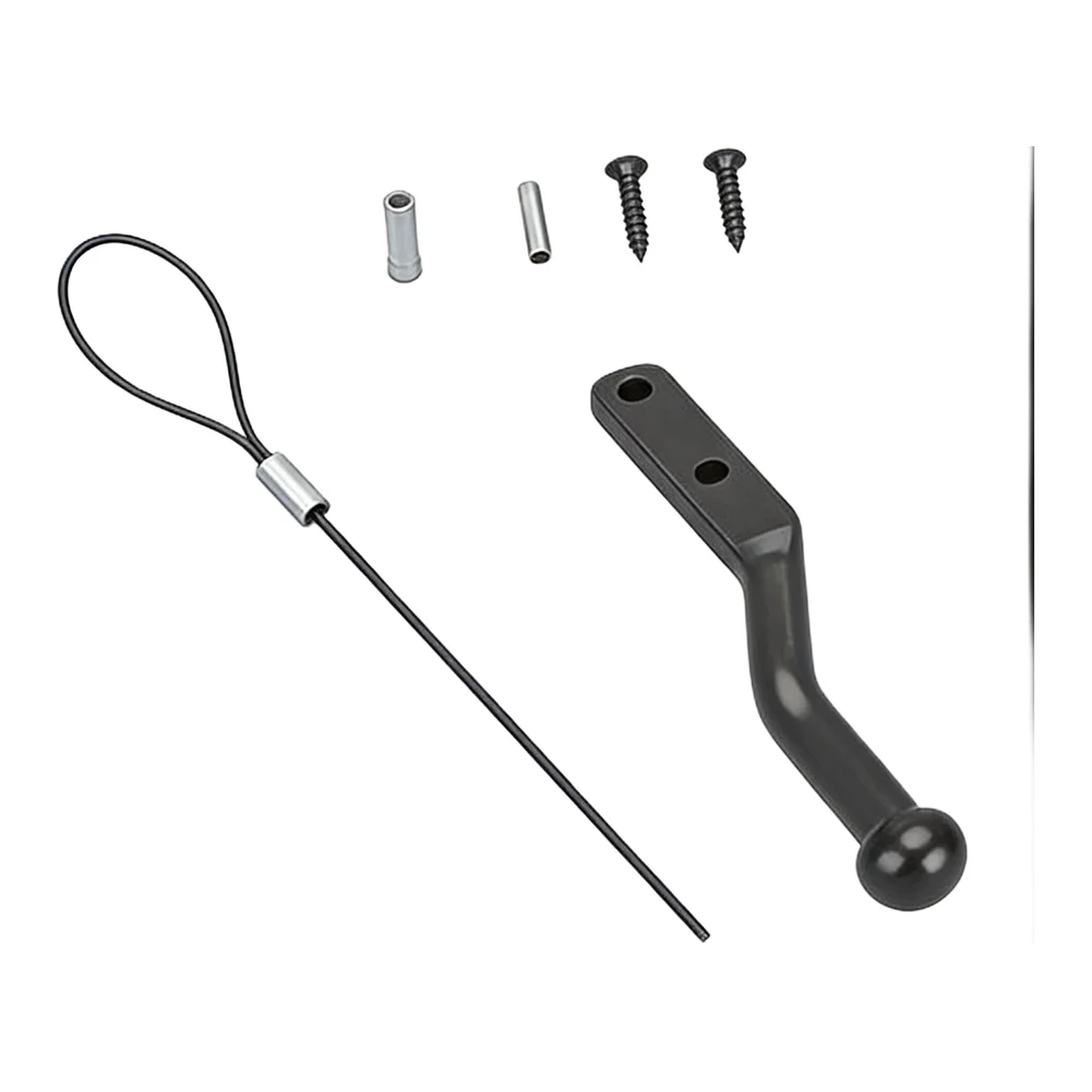 Reliable Adjustable Gate Cable Pull, Self Locking Fences Gate Gravity Latch, Easy to Install, Suitable for Wood or Metal Doors