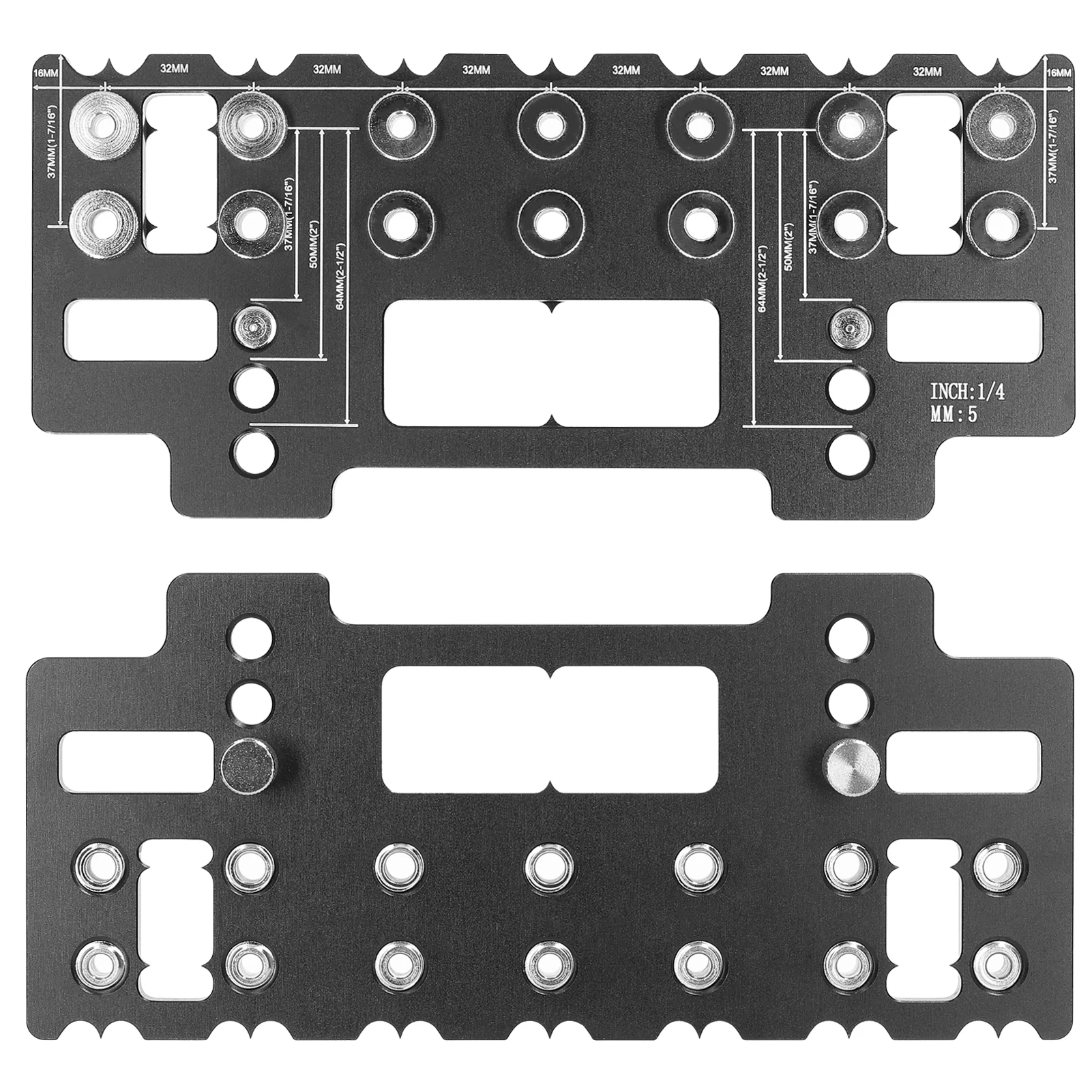 Holes Punch Locator Cabinet Hardware Jig Shelf Pin Drill Guide Hole Opener for Door Installation Household Woodworking Tools