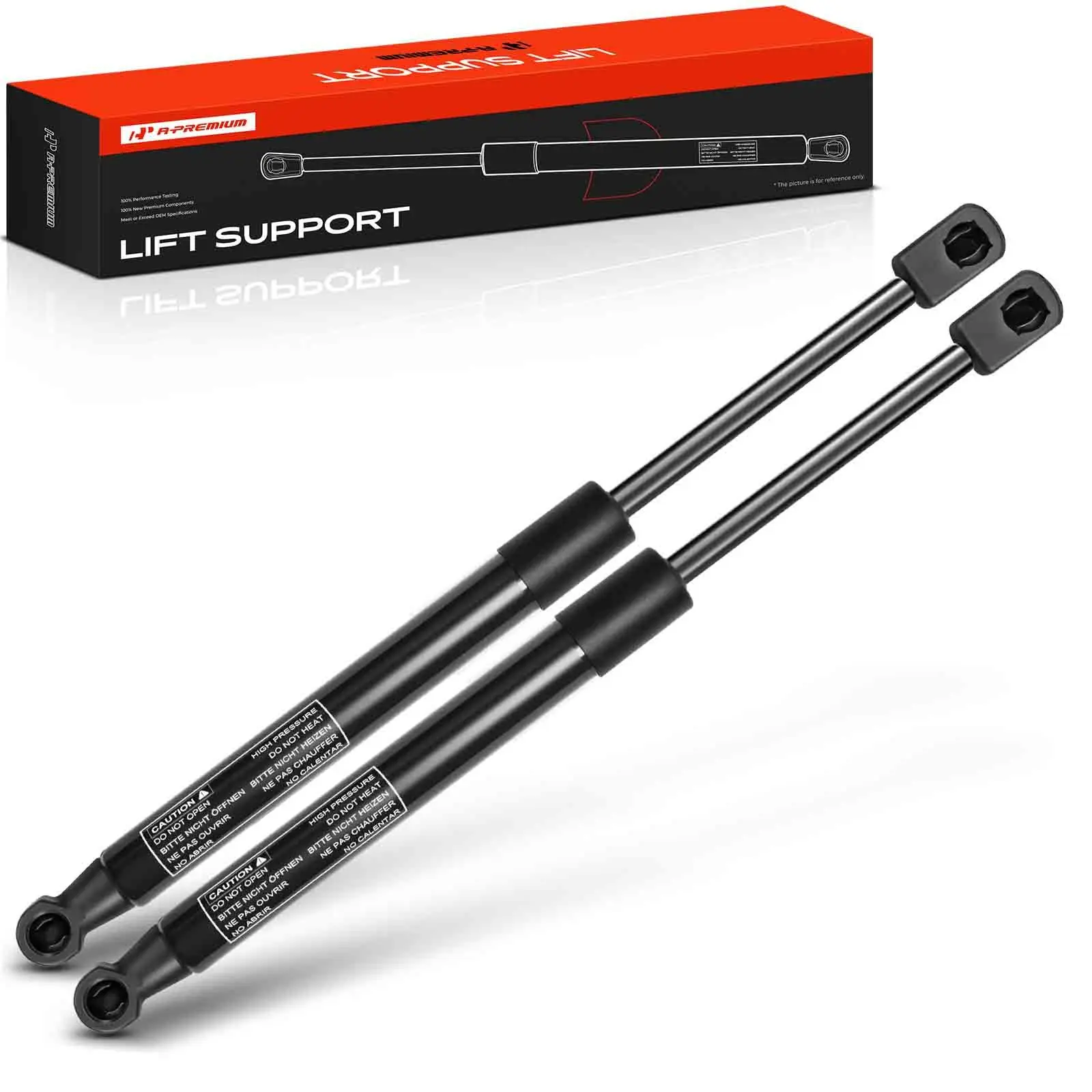 A-Premium 2Pcs Rear Window Glass Lift Supports Shocks Struts for Mitsubishi Endeavor 2004-2008