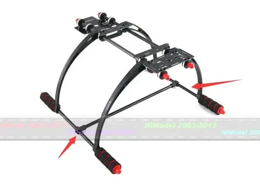 Tube en fibre de verre/fibre de 12mm x 10mm (2 pièces) 240mm 24cm pour drone RC H4 680 650 600 550 cadre de quadrirotor pliant train d'atterrissage