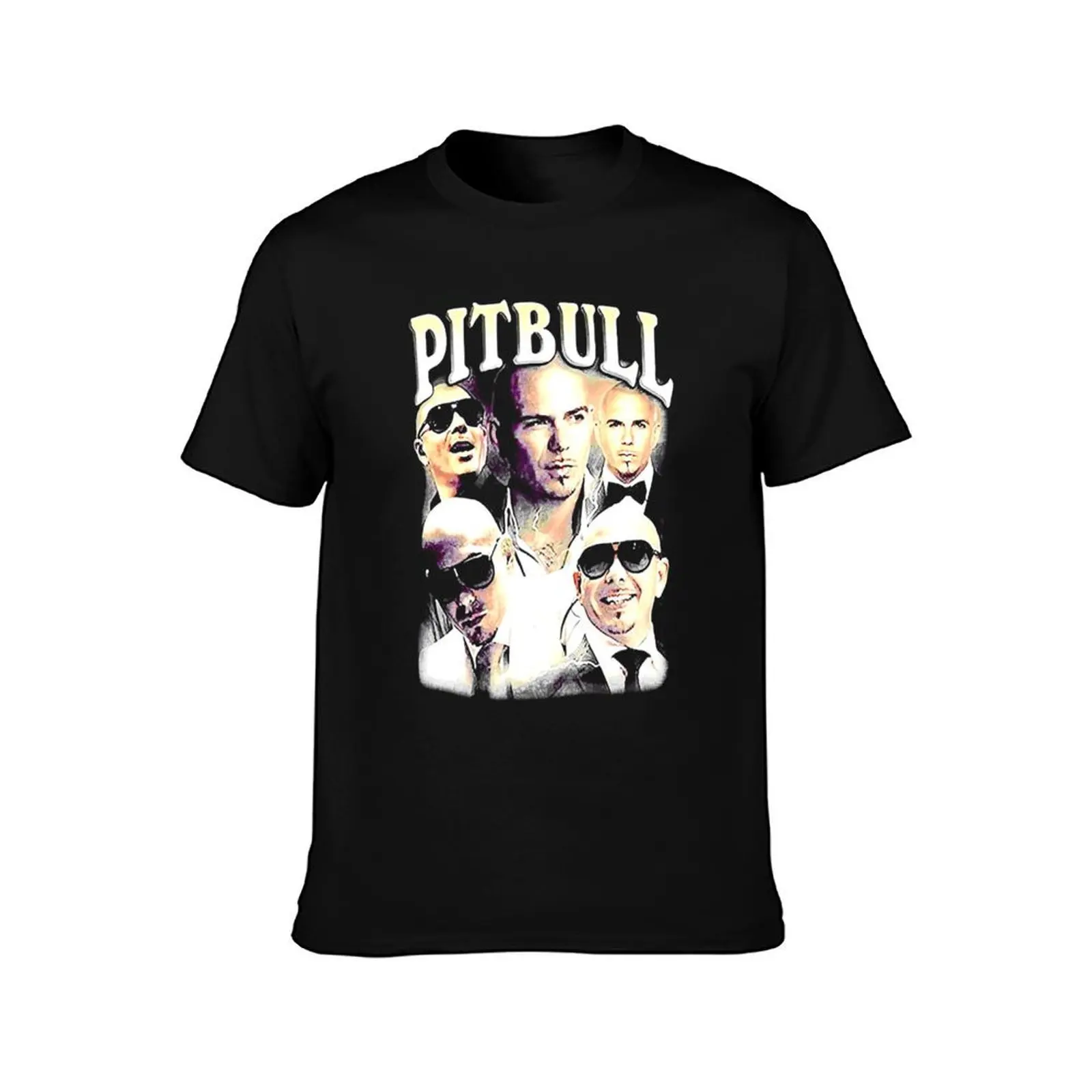 Pitbull Mr.Worldwide Vintage T-Shirt Casual Holiday Short Sleeve Tee T-Shirt