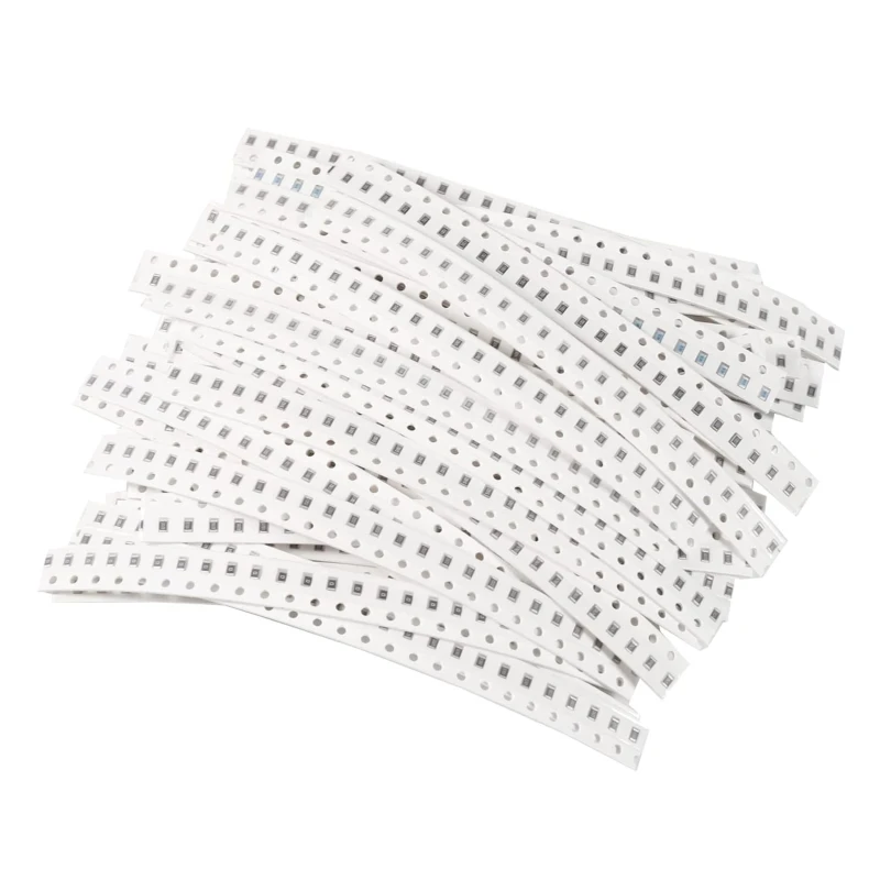 1500pcs SMD Resistor Kit 0805 1206 0603 Chip Resistor Assortment 1% Tolerance 1/8W 0.125W 60 Values 0ohm-10M Ohm for Electronics