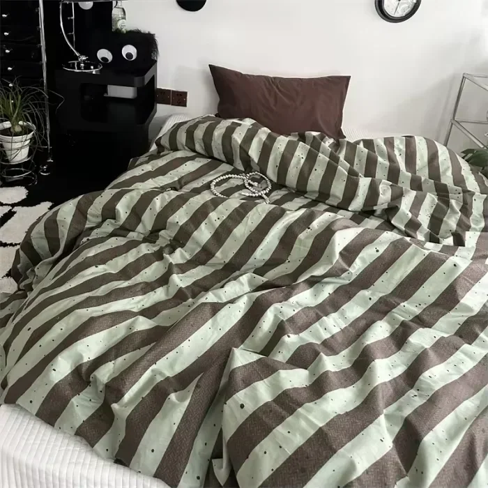 Bedding Set Striped Boys and Girls Twin Large Set Adult Fashion Set