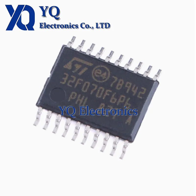 

5PCS/lot New OriginaI STM32F070F6P6 32F070F6P6 32F070 TSSOP-20 ARM Cortex-M0 32-bit microcontroller MCU