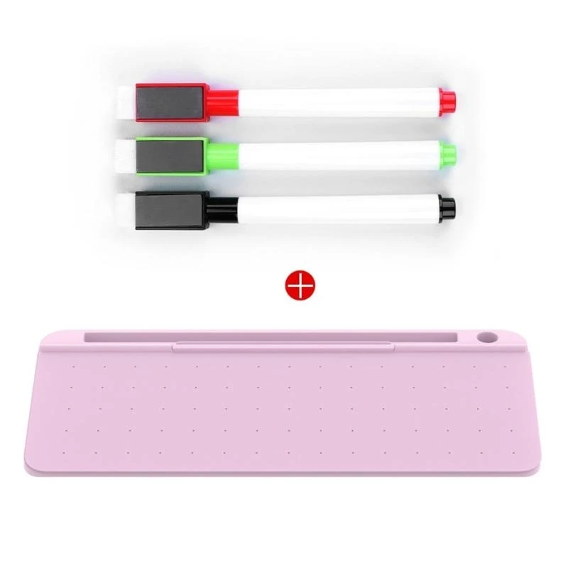 

Desktop Whiteboard Keyboard Phone Stand Business Office Erasable Note Memo-Board