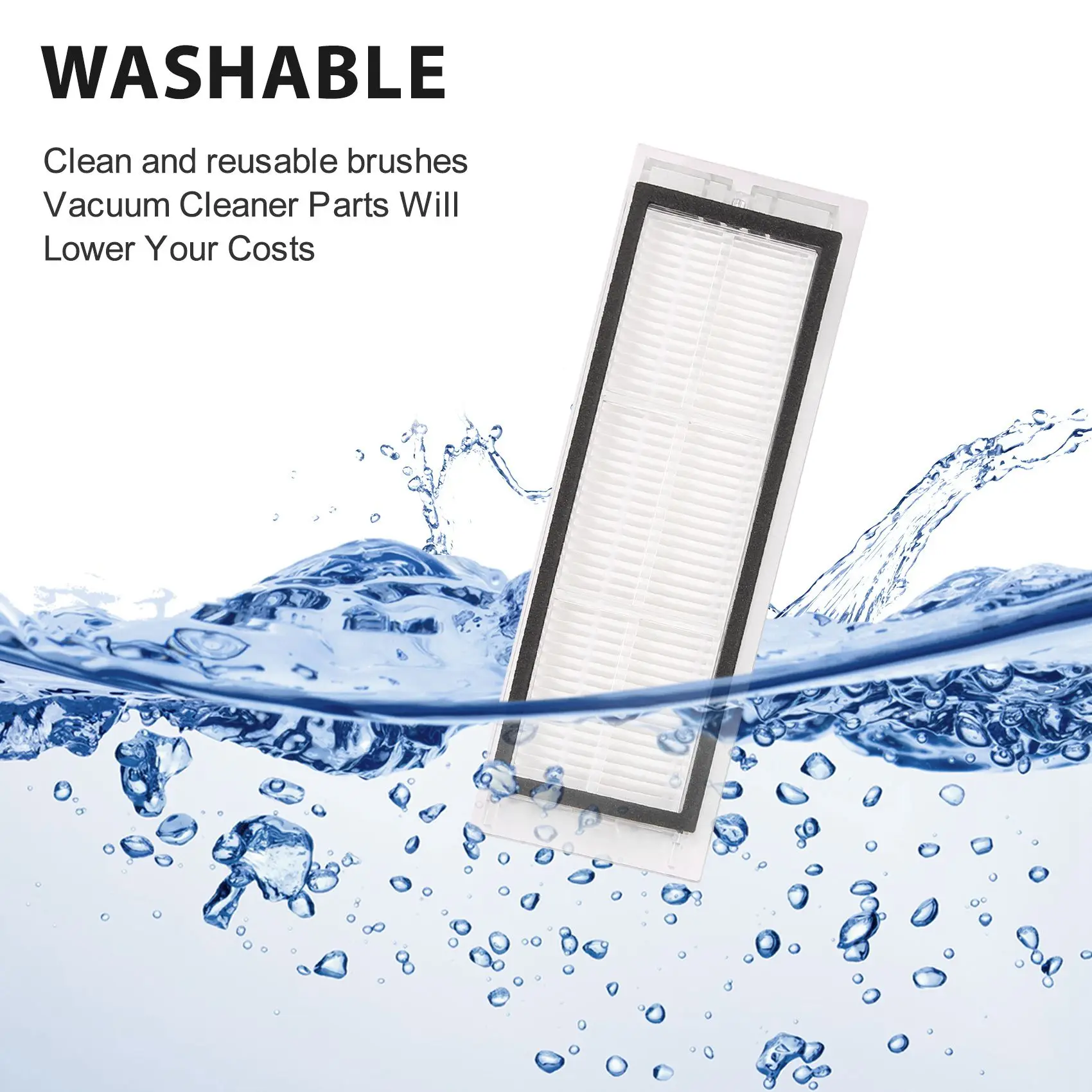 로봇 진공 청소기 메인 브러시, HEPA 필터 사이드 브러시, 360 S5 S7 로봇 진공 청소기 필터 부품 액세서리