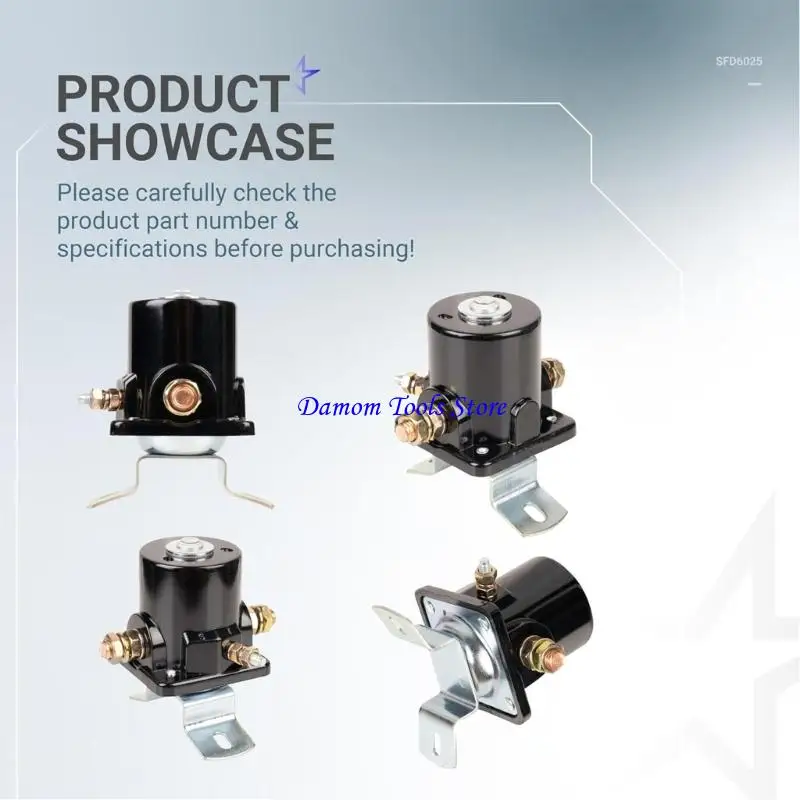 57BE ABS Housing 12V Starter Solenoid Relays Replacement Power Transmit Change for Car 2N 8N 9N Agricultural Tractors