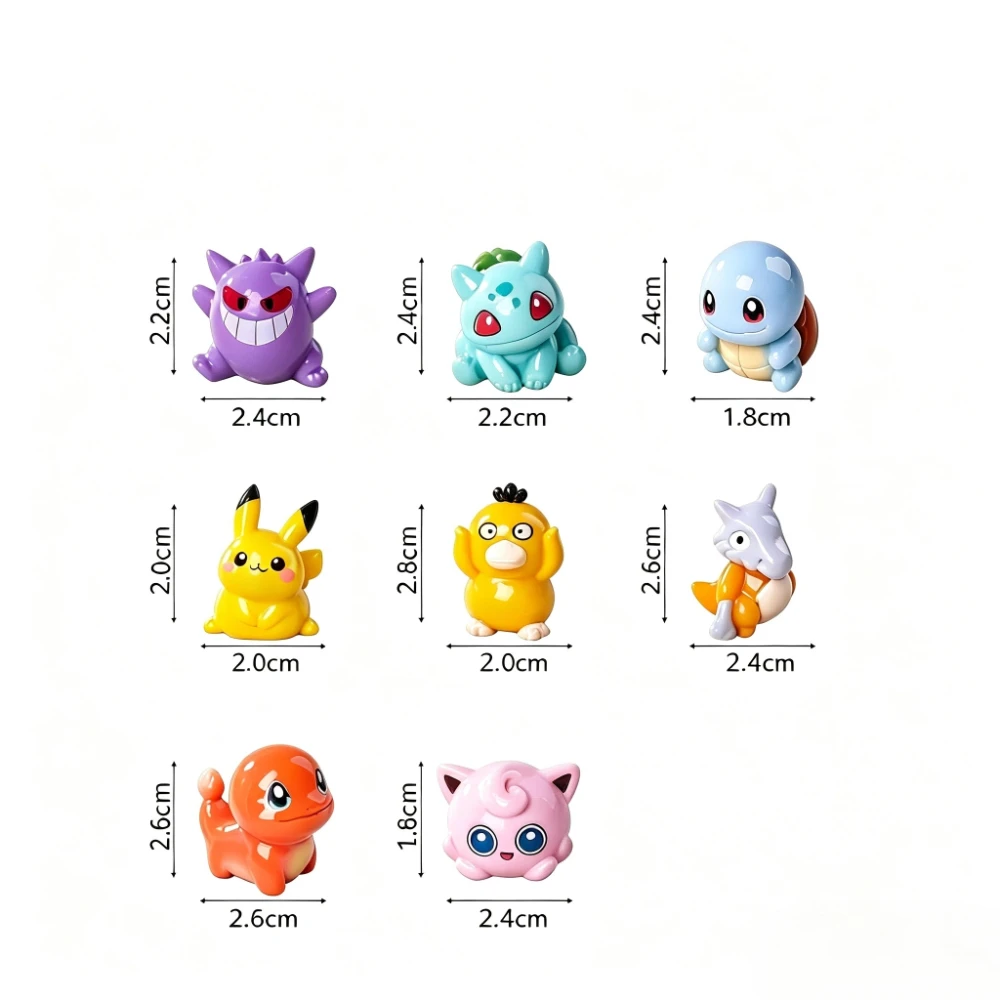 Kawaii-Fantasy-Kreatur-Miniaturfigur, niedliches Cartoon-Desktop-Ornament, tragbare Tischdekoration, süßes Geschenk für Damen – Detail 1