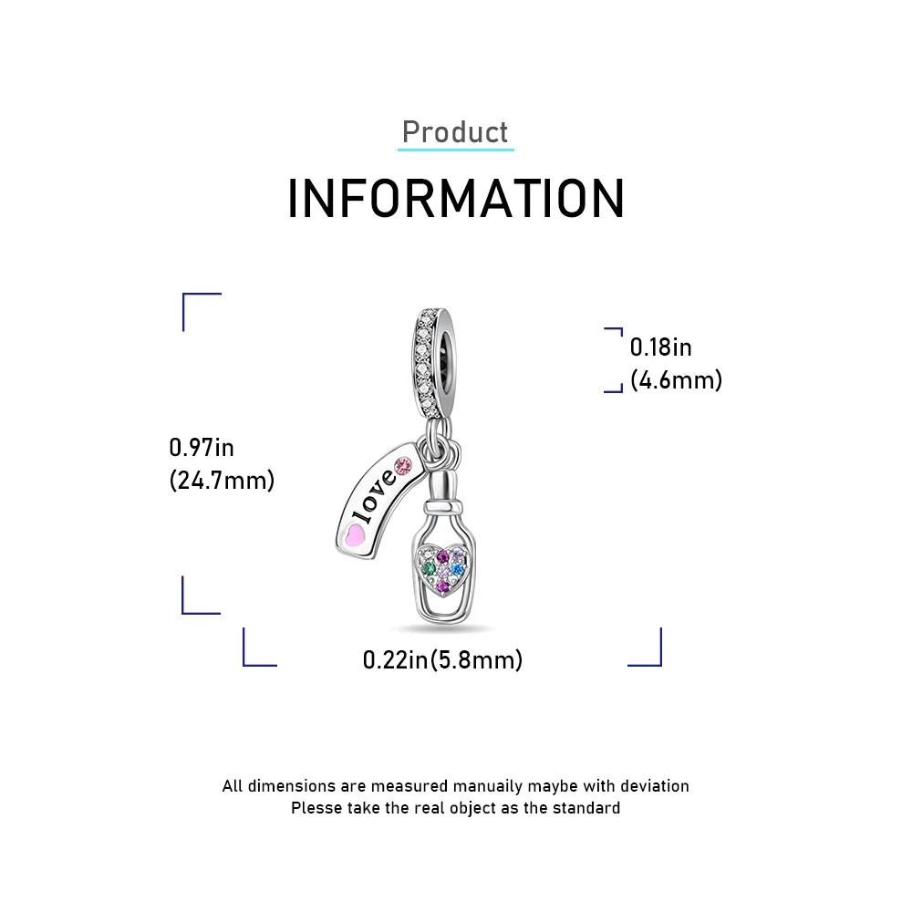 Danturn 925 فضة الخرز الأصلي الحب زهرية استرخى سحر صالح ثعبان سلسلة سوار أزياء النساء صنع المجوهرات #2