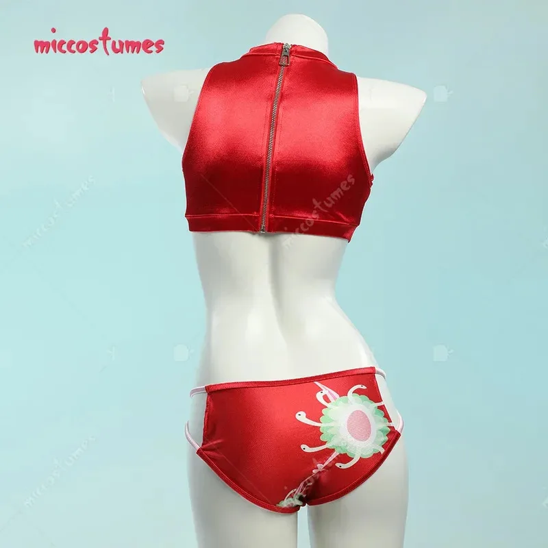 25COSPrincess Snake Derivative Sexy Swimsuit Halter Hollow Top and Bottoms Bathing Suit with Cover-up and Chiffon Skirt