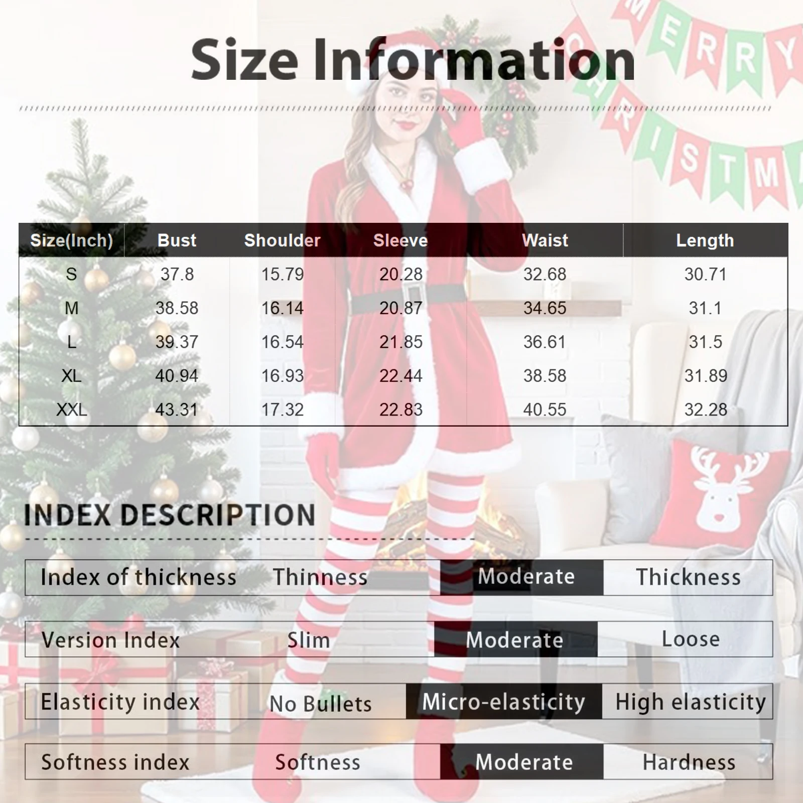 Costume de jeu de rôle de noël pour femmes, en velours doré, à capuche, robe de spectacle, jupe de noël d'hiver