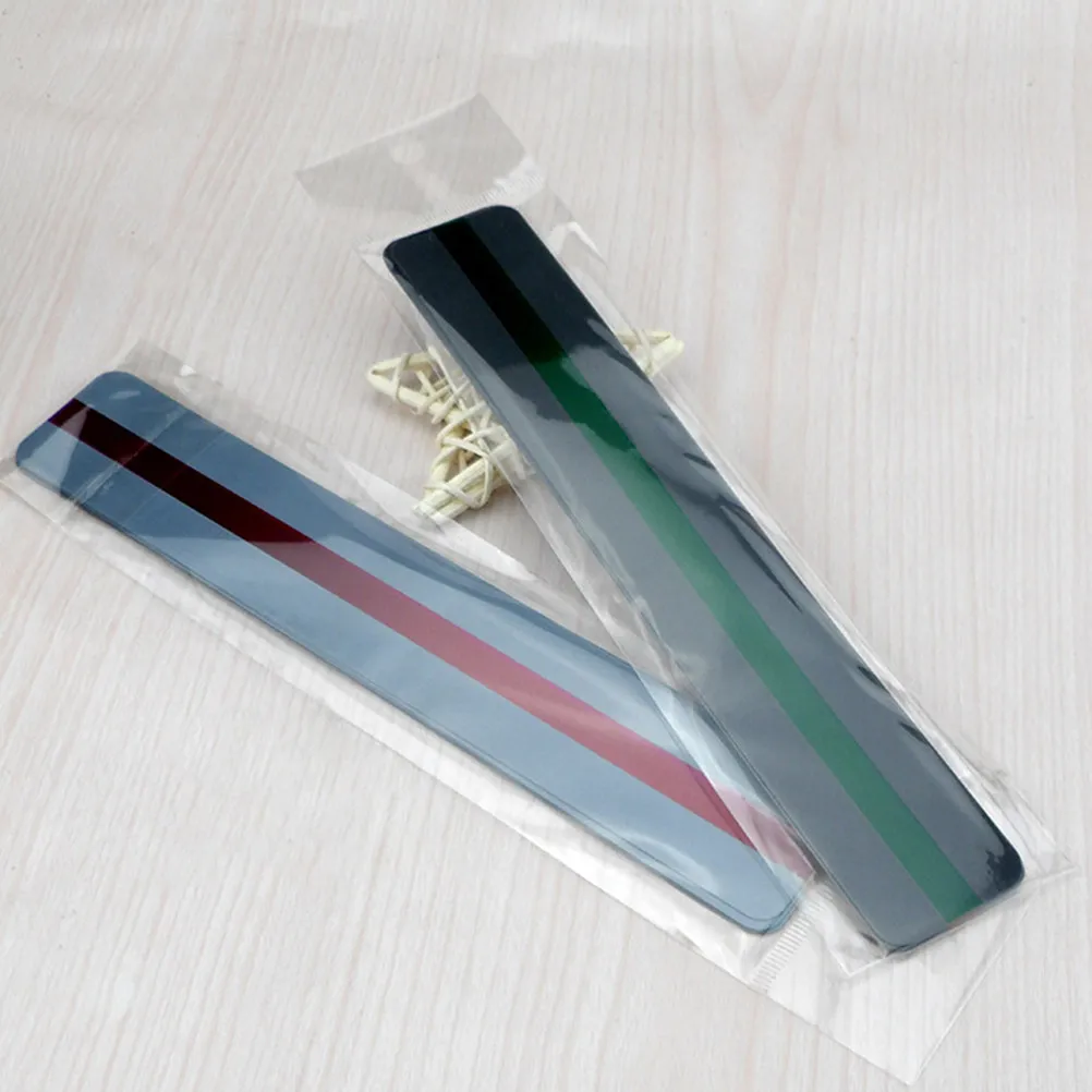 

32Pcs Creative Transparent PVC Bookmarks Premium Material Stylish Unique Decoration for Books Wedding Favors Souvenirs DIY Craft