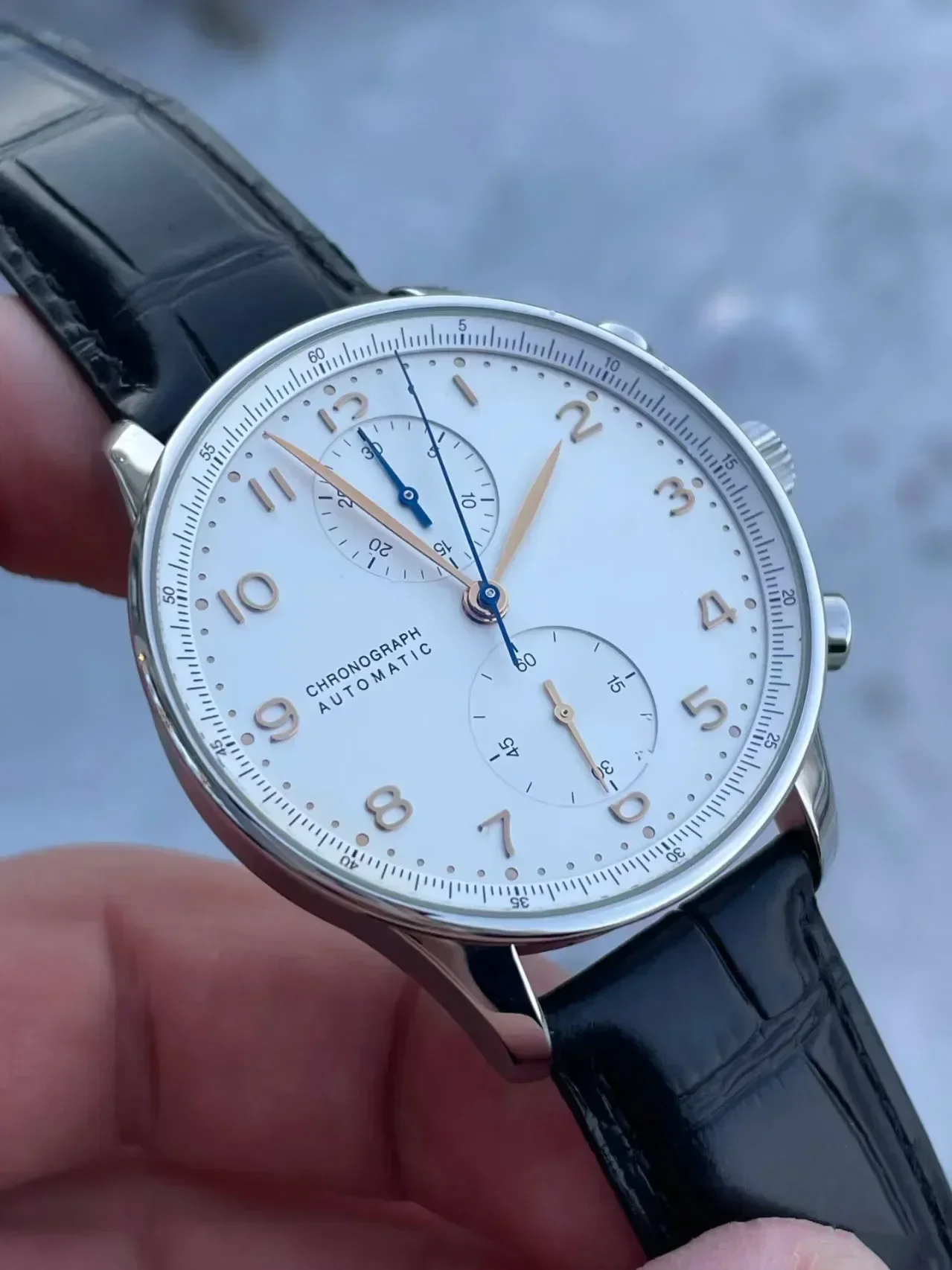 Dames herenhorloges Grape Chronograph Series Automatische mechanische horloges Multifunctioneel