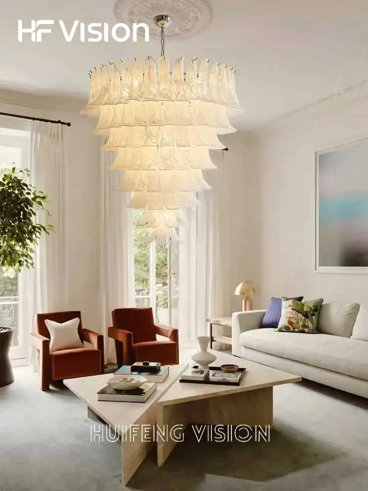 

2025 Modern European Style Green Tree Crystal LED Chandelier with Remote Control Dimmable Hanging Pendant Light for Living Room