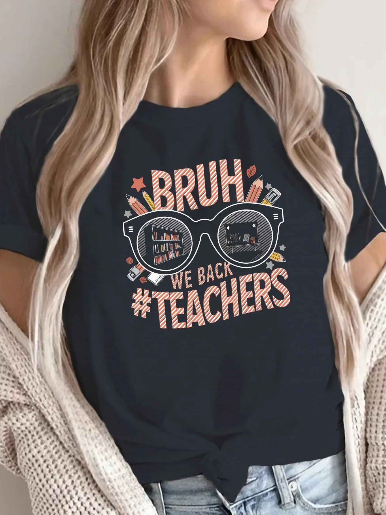 BRUH WE BACK TEACHERS women's comfit t-shirt