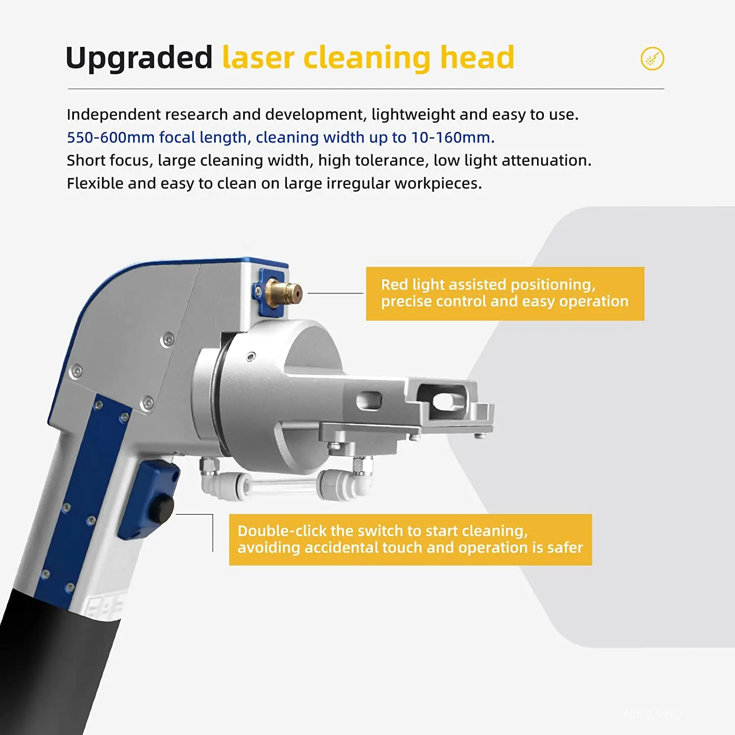 TLF KEYI Rust Paint Oil Pollution  1500W Portable Factory Supply Continuous Fiber  Cleaning Machine