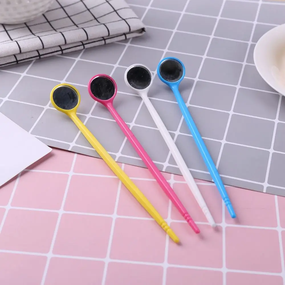 Espelho bucal descartável simples multiuso, antiderrapante, antiembaçante, plástico, espelho dental, inspeção de segurança, boca