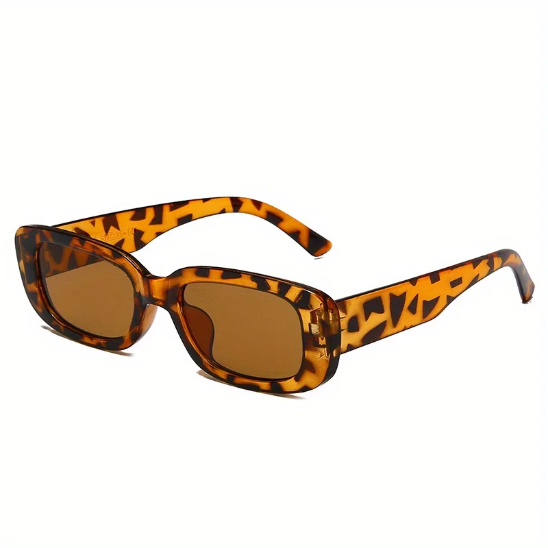 Neue Modische Elliptische Brillen - Kleiner Rahmen Unisex-Brille Europäische und Amerikanische Trendige Eckige Sonnenbrille Vielseitig Einsetzbar – Detail 4