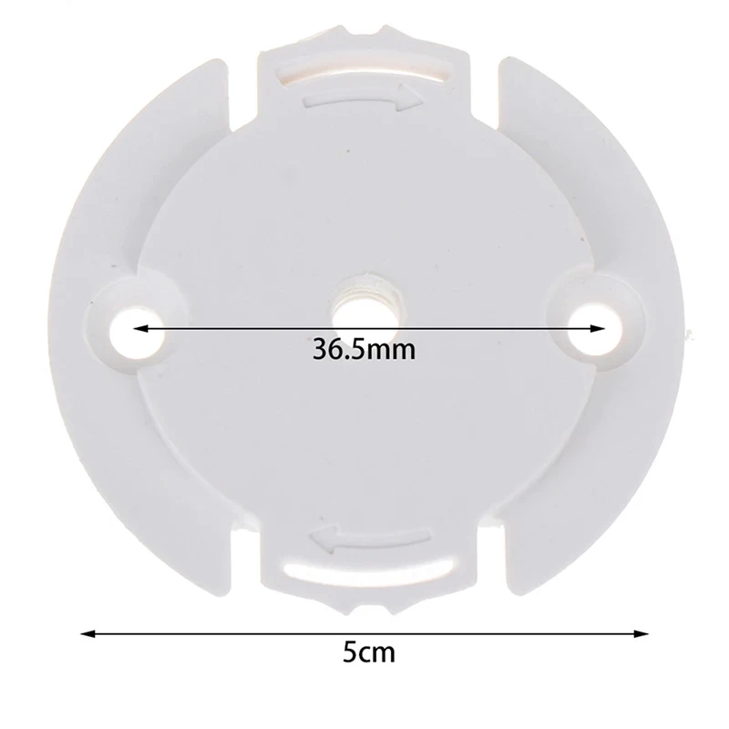 Base per staffa di montaggio per telecamera di sicurezza rotonda per Xiaomi 2K Pro Supporto per montaggio su monitoraggio a parete in ABS con fibbia fissa a soffitto