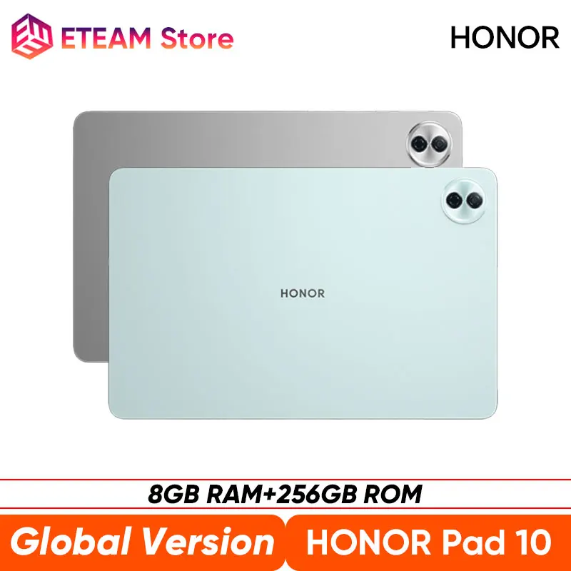 Global Version HONOR Pad 10 12.1'' LCD 120Hz Display 10100mAh Battery 8MP Camera 35W Charge Support 66W Charge WiFI6 Magic 9.0