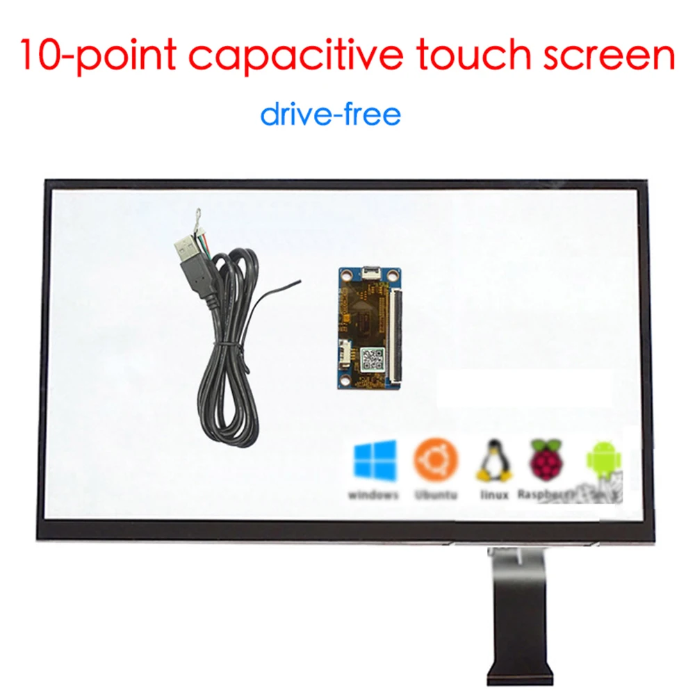 

9.7/10.1/13.3/14/15/15.6/17.3 inch USB capacitive touch screen for 4K LCD portable display 10-point touch DIY laptop Monitor
