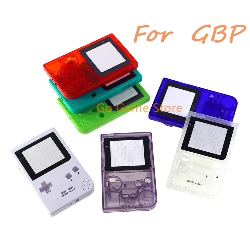 

10Sets For GBP Full Set Replacement Housing Shell Case with Button Plastic Housing Shell Cover for Gameboy Pocket Game Console