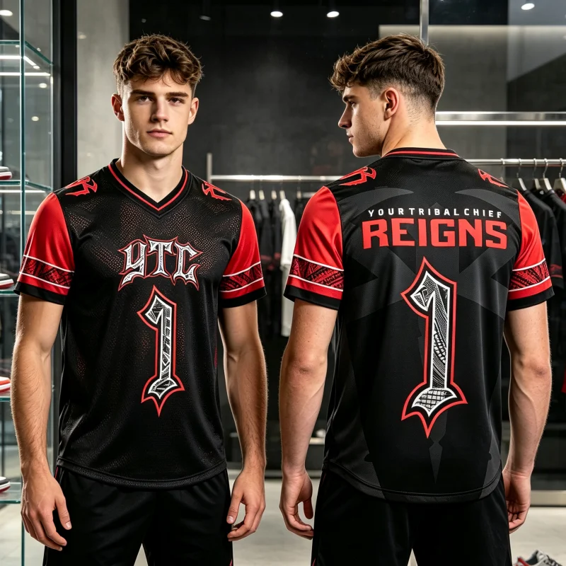 New Hot Roman Reigns Your Tribal Chief Tribal Totem Style American Sports Jersey Breathable Casual Short Sleeve Family Kids Tees