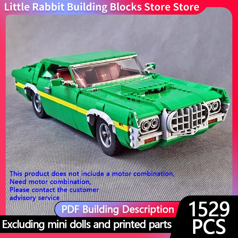 Speed Racing Car Model MOC Building Bricks Muscle Sports Car Modular Technology Gifts Holiday Assemble Children Toys Suit