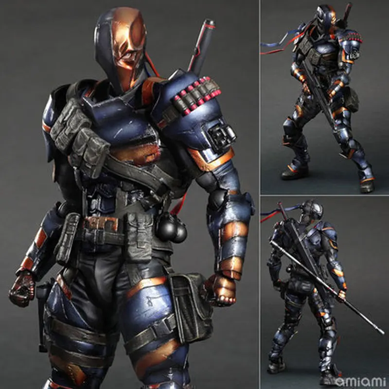 

Новая оригинальная модель персонажа постоянного тока Deathstroke, игрушки, совместная мобильность, праздничный подарок, коллекционные украшения для рабочего стола, в наличии