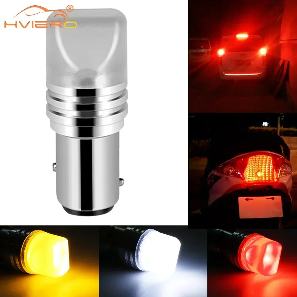 

10PCS R740 Electric Motorcycle Auto Additional Brake Light Car Strobe Decoration Lamp Warning Bulbs Rear Trunk Tail Turn Signal