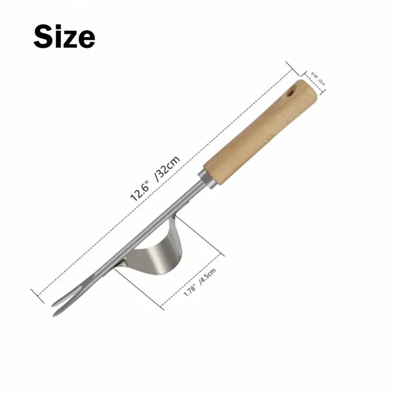 Weed Remover Weeding Ripper Rooter Stainless Steel Base Weeding Tool Manual Weeding Serviceable Gardening Tool