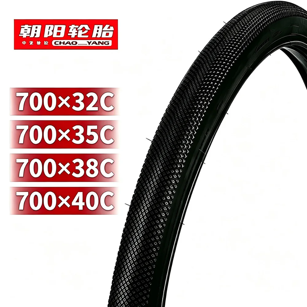 CHAOYANG H5224 Bicycle Outer Tire 700×32C 35C 38C 40C Road Touring Wire Bead 30TPI Wear‑Resistant Anti‑Slip Replacement