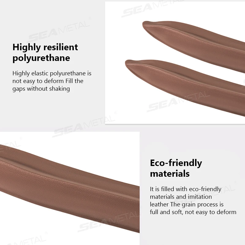 SEAMETAL – bande de remplissage de fentes de siège de voiture en polyuréthane élastique, bloqueur de siège universel, empêche les chutes