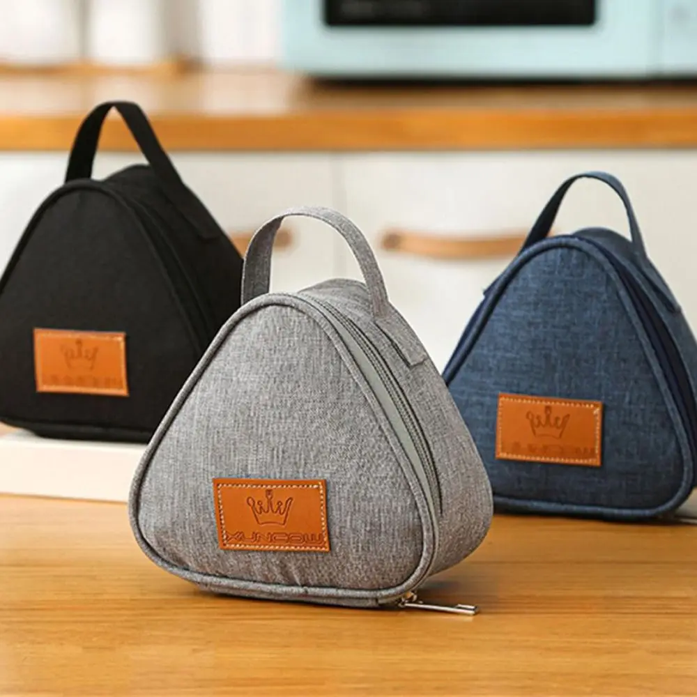 Breakfast Waterproof Letter Thermal Insulated Fresh Cooler Bags Korean Lunch Box Tote Food Container Lunch Storage Handbags